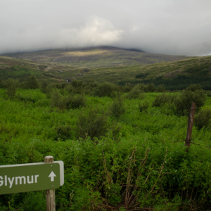 islandia wodospad glymur