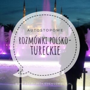 rozmówki turcja autostop