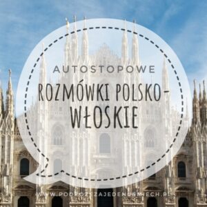 rozmówki włochy autostop